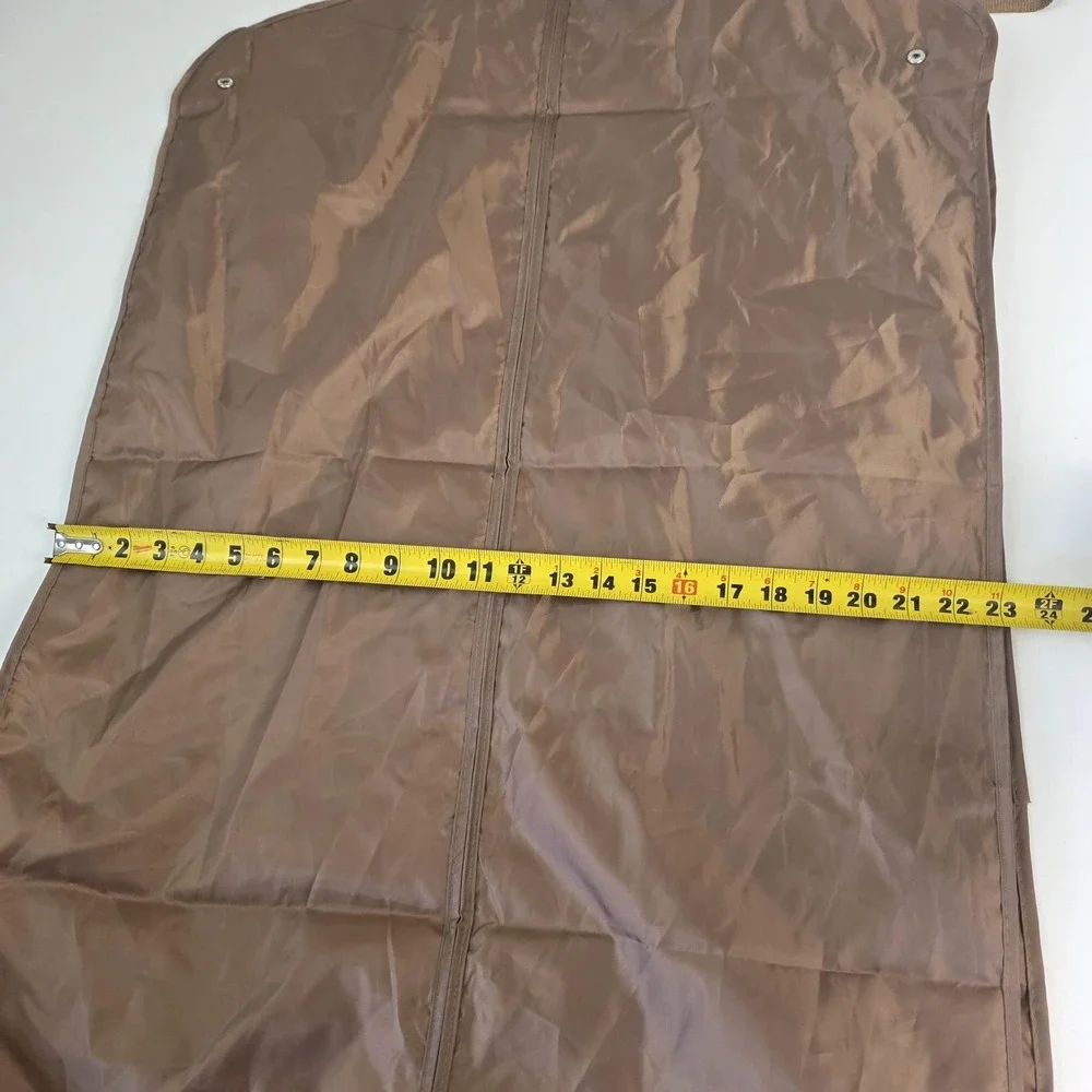 Burberry Garment Bag Brown 40 Inch Nylon Soft Case Travel Suit Cover Storage